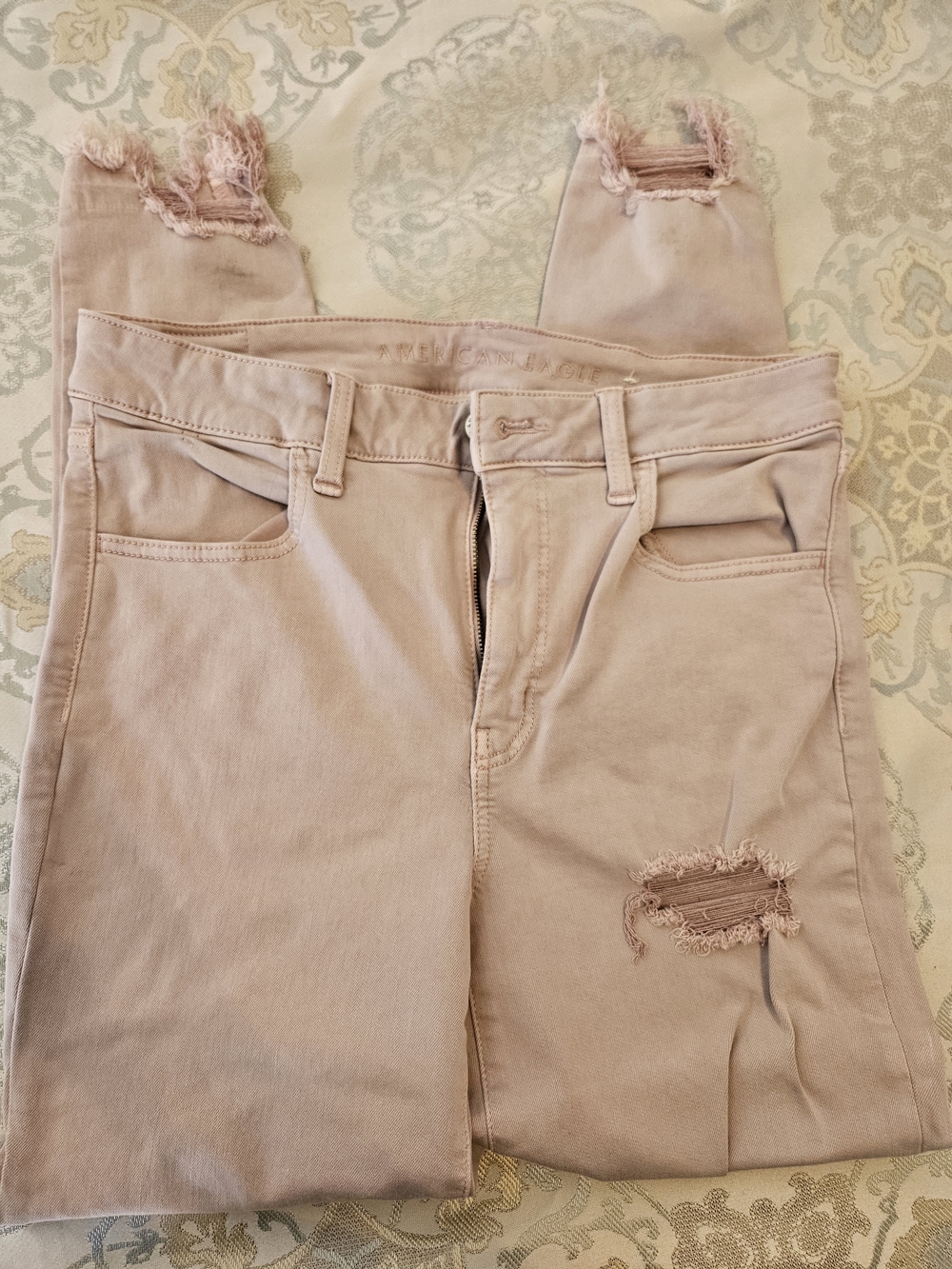 American Eagle Outfitters Women's Skinny Jeans — Blush